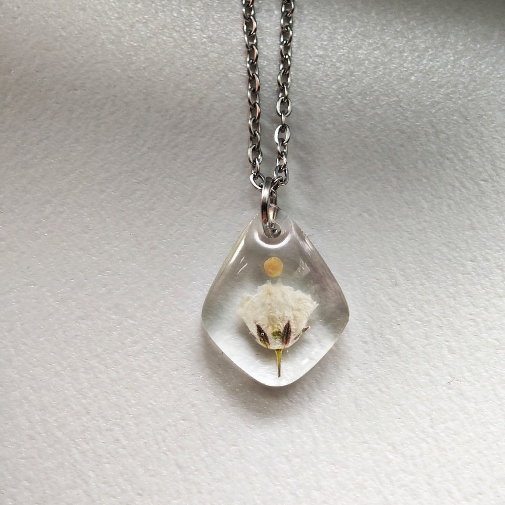 Mustard Seed Necklace, Christian Gift, Confirmation Gift, Encouragement Gift, Babys Breath Pendant