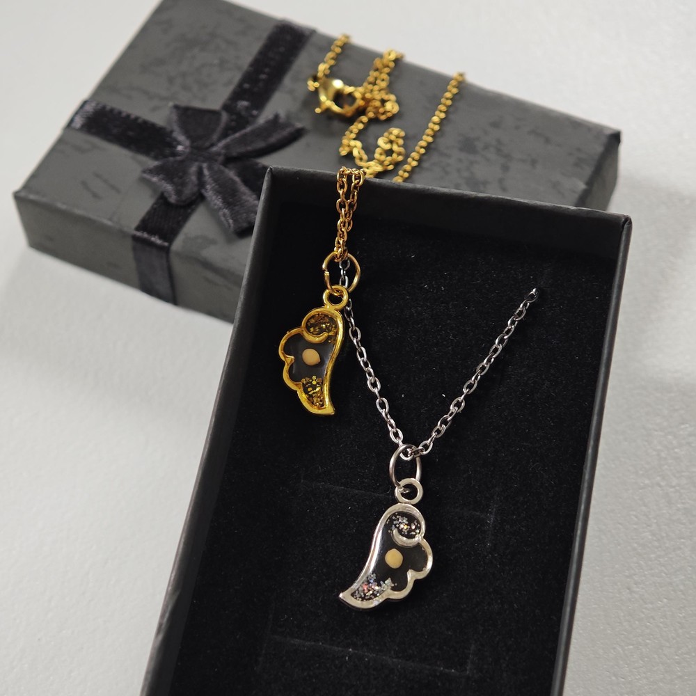 Blue Resin Cross Necklace with Mustard Seed, Real Flower Faith Jewelry, Christian Pendant for Her