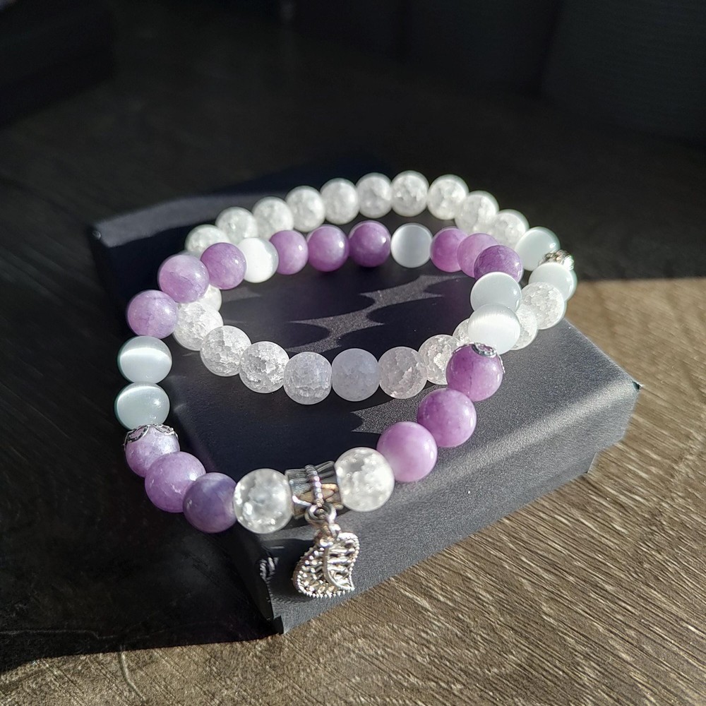 Elegant Handmade Bracelet, Botanical Resin Jewelry